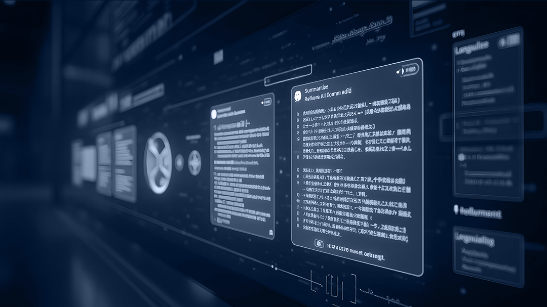 تلخيص مدعوم بالذكاء الاصطناعي