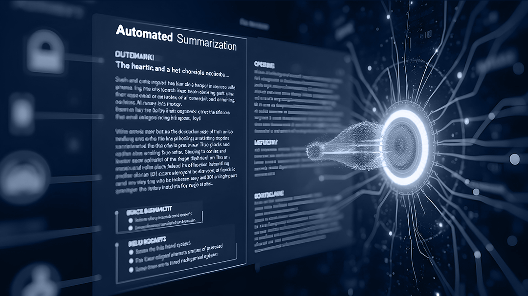تلخيص تلقائي