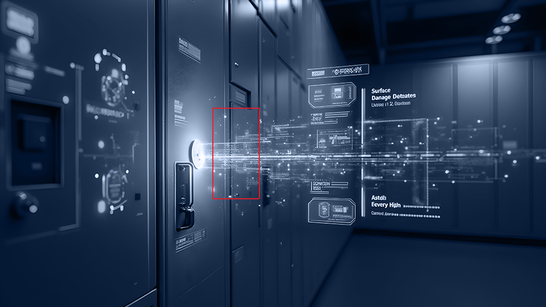 Detecting damage to surfaces and lockers