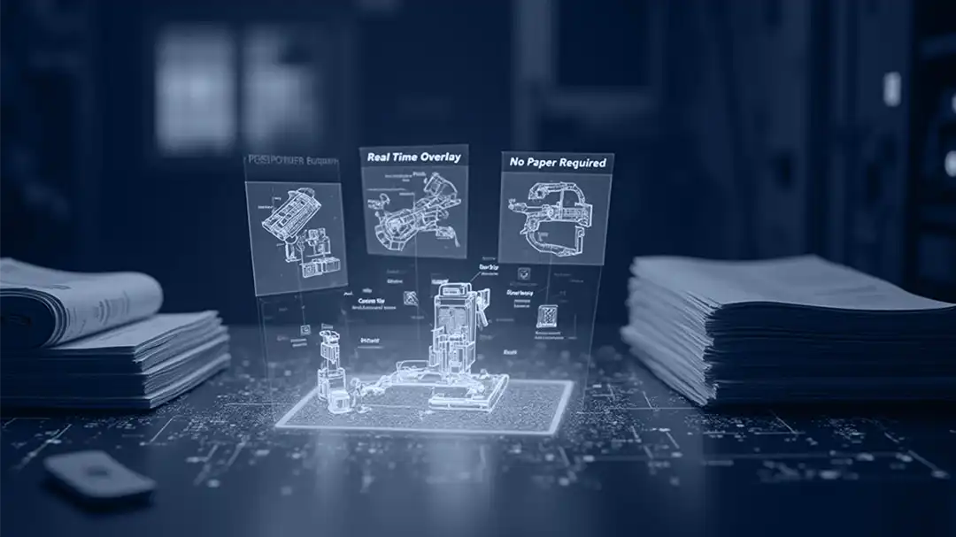 Reduces reliance on printed materials and traditional instructions