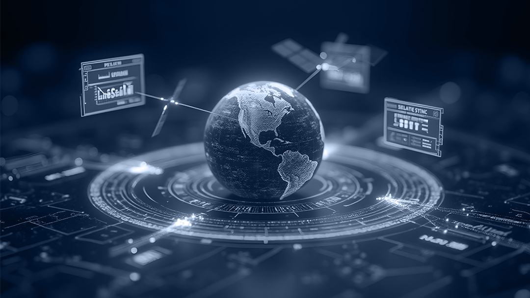 الربط مع الأقمار الصناعية