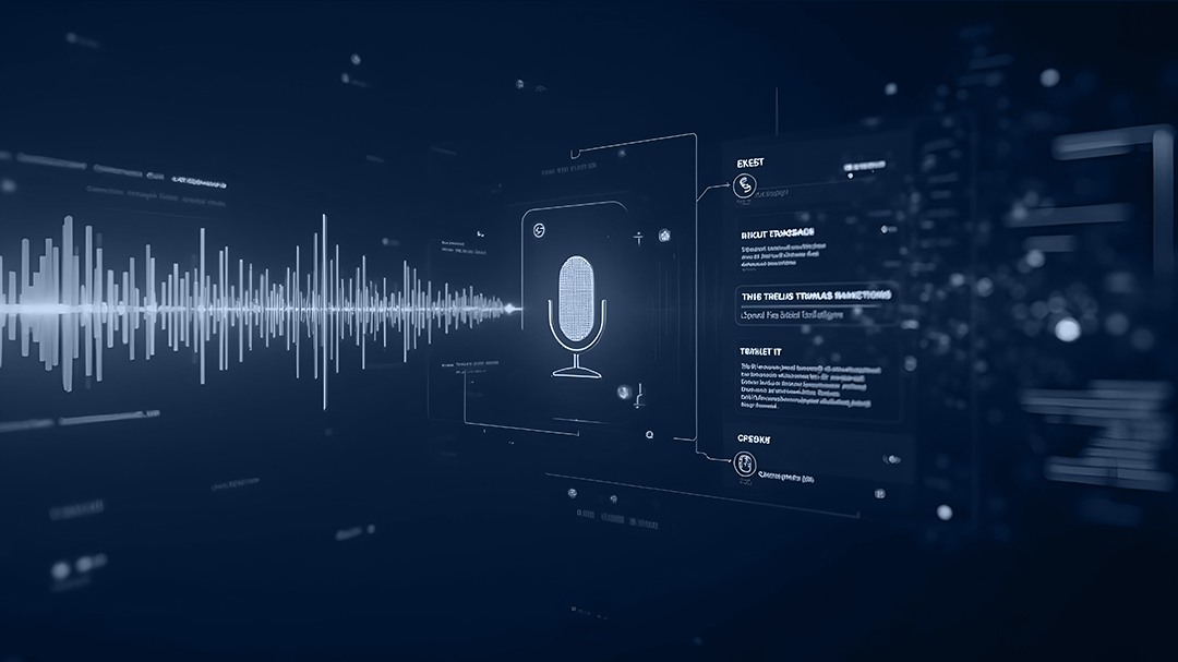 تحويل الصوت إلى نص