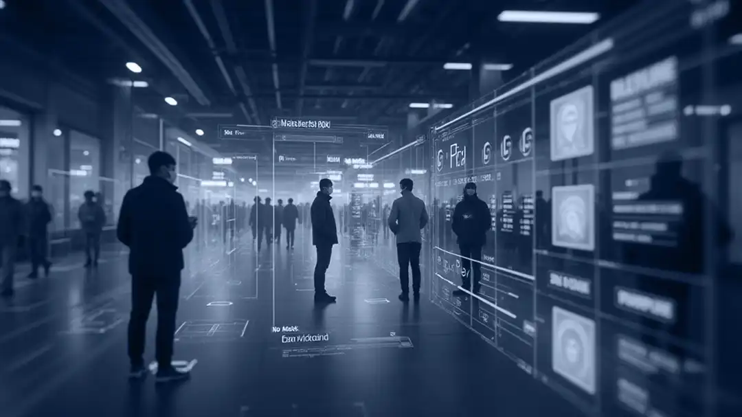 Verify the use of masks in public places